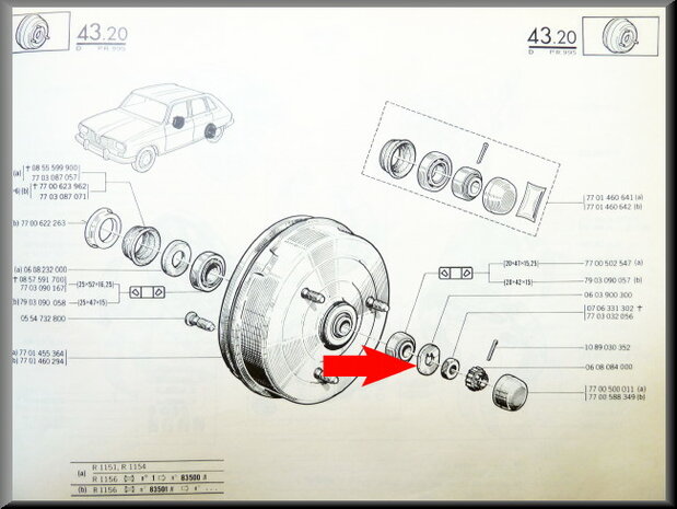 Locking plate wheel bearing.