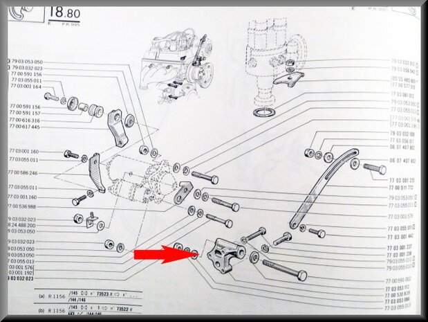 Dynamo steun R16 TS-TX (gebruikt).