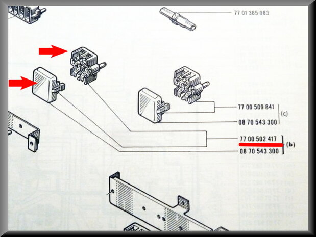 Fuse block.