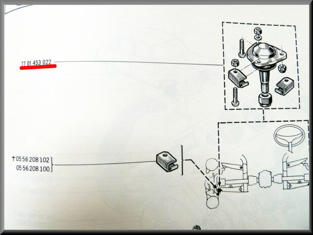 Upper and lower balljoints.