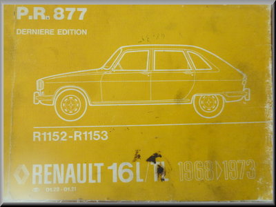 P.R. 877 dernière édition R16 L-TL.